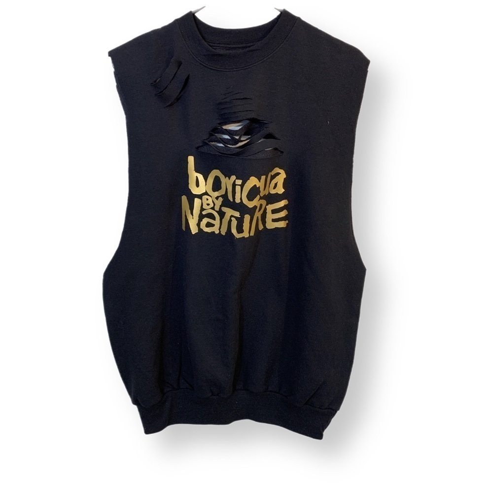 Boricua by Nature Cut Off Sweatshirt (unisex)